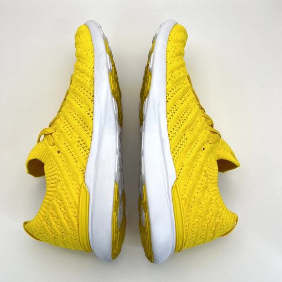 APL Athletic Propulsion Labs Techloom Wave Running Shoe Sneaker Yellow 7.5 - Picture 5 of 7